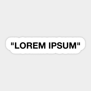 Lorem Ipsum Sticker